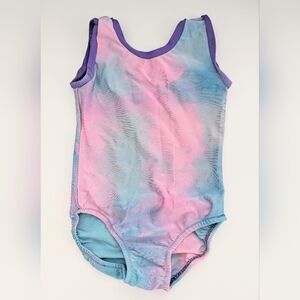 Girls' Tie-Dye One Piece Swimsuit/Bathing Suit/Leotard